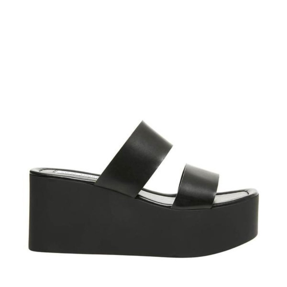 Steve Madden Kailani Black Platform Sandals